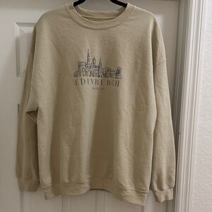Edinburgh Scotland Beige Sweater